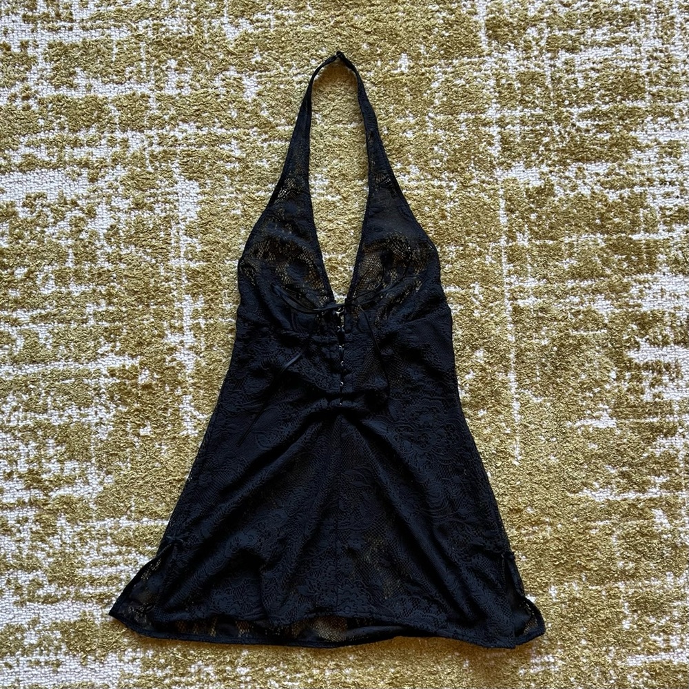 NEW Victoria's Secret Babydoll Slip Black XS